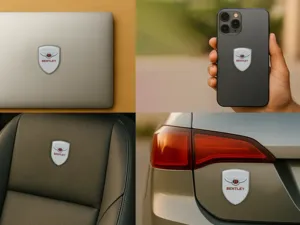 Bentley Logosticker Sportlich Hochwertig Professionell Gedruckt